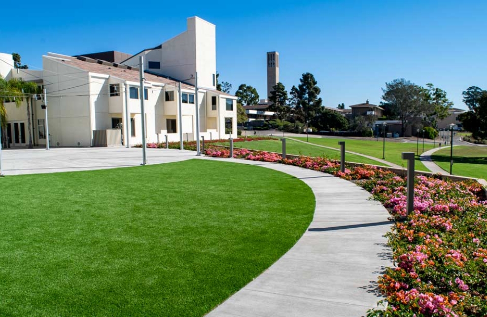 Multi-Family Facility with Artificial Grass Landscaping